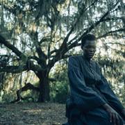 Sheila Atim in the Underground Railroad, which tells the story of Cora Randall, played by Thuso Mbedu, as she flees a Georgia plantation and slavery